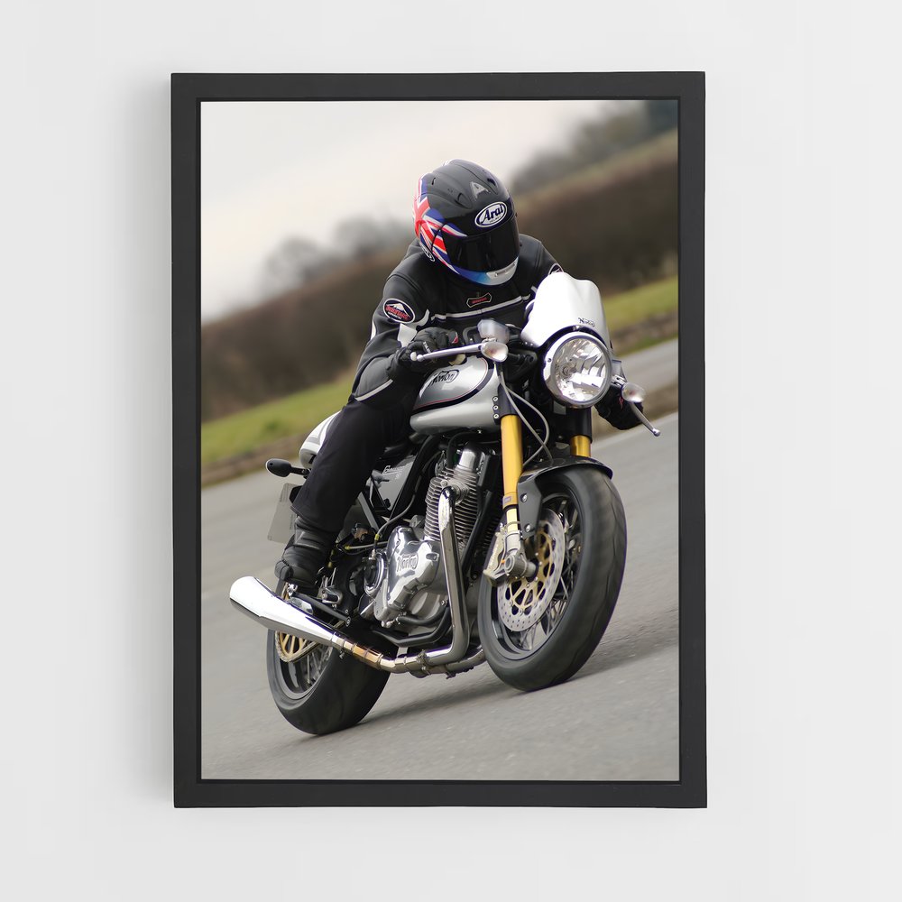 Poster Moto Liberté – affiche Norton (vue 2)